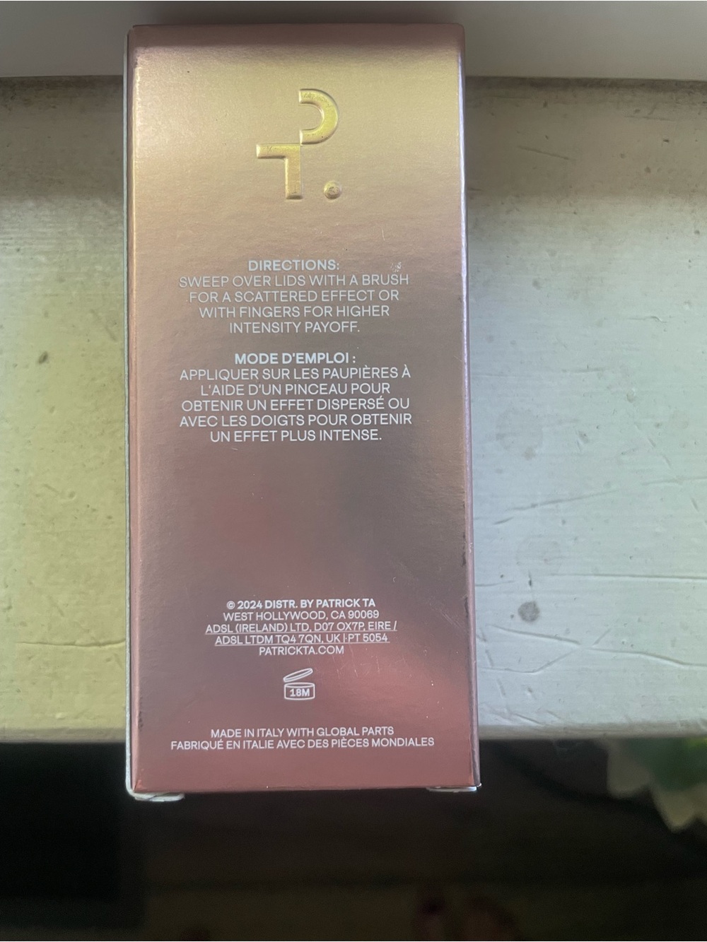 Patrick Ta Rose Gold Metallic Eye Shadow Duo - Picture 3 of 4